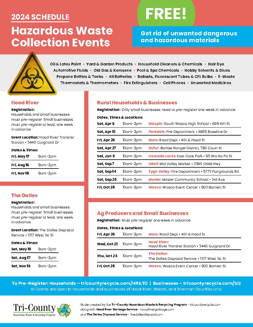 Environmental Events & News Hood River Garbage